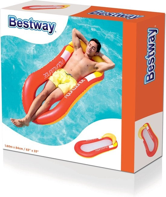 Bestway - Wasserhängematte - Aqualounge - Aqua Lounge - Hängematte - Wasser - aufblasbar - Luftbett - Lounge - Lila - rosa - grün