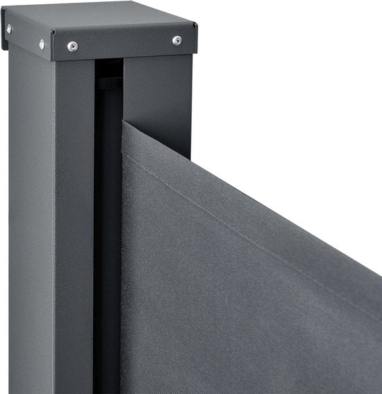 Windbreak versenkbar Dubai - 300 x 160 cm - Dunkelgrau