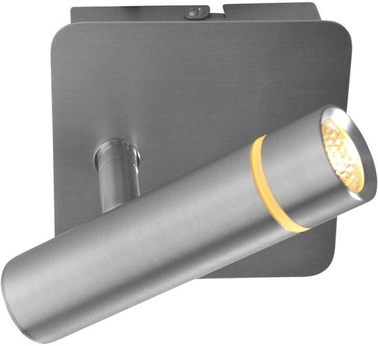Wandleuchte Volari 4712ST – LED-Spot aus Stahl mit Lesekomfort, dreh- und neigbar, Steinhauer, modernes Design, 500 Lumen