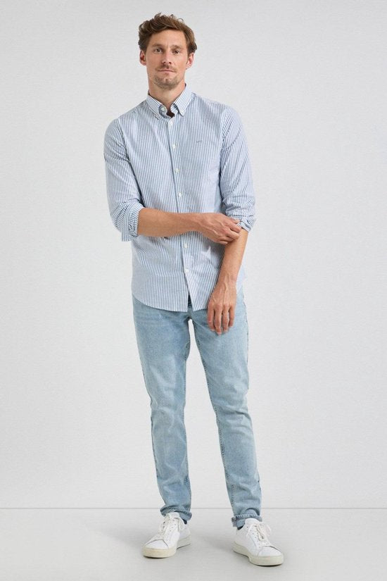 McGregor Hemd Oxford Great Stripe Navy Herrengröße - XL