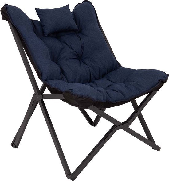 Bo-Camp – Industrial – Relaxsessel – Brandon – Cationic – Blau