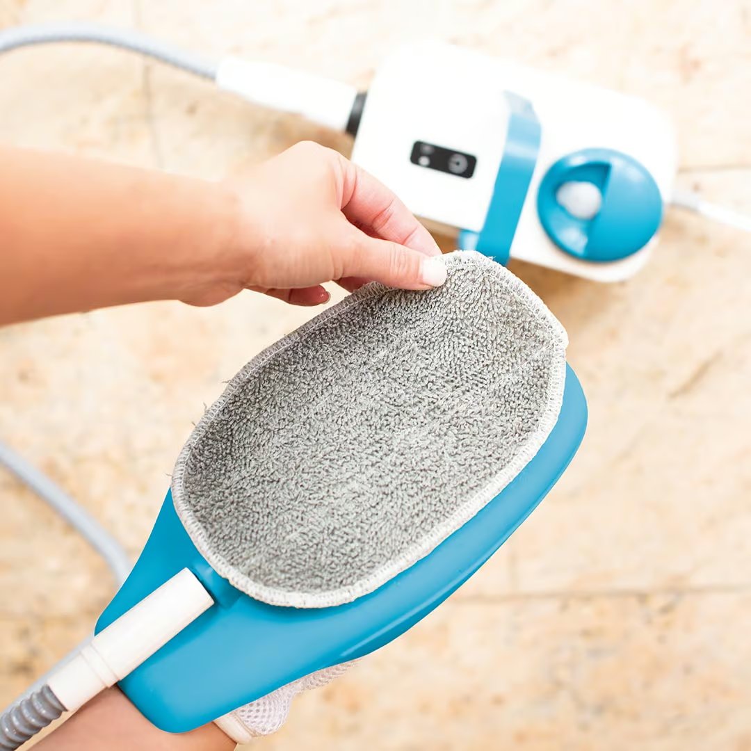 Livington Mikrofaser-Reinigungstuch-Set – 2 Stück – Speziell für SteamTouch – Streifenfreie Reinigung