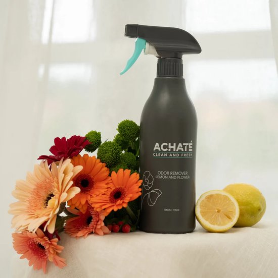Achaté Geruchsentferner - Zitrone und Blumen - 500ml