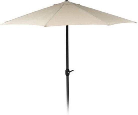 Lifetime Garden Sonnenschirm - Stockschirm - Ã˜300 cm - champagner/beige - mit Kurbel