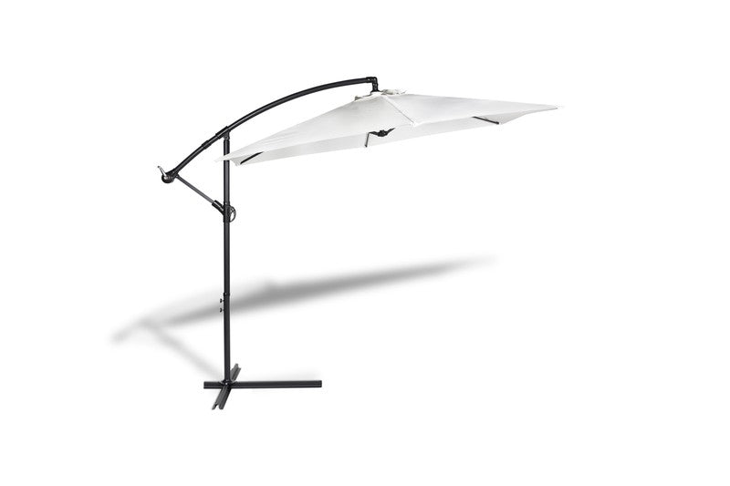 Lifa Garden Hängesonnenschirm - 300 cm Durchmesser x 250 cm Höhe - cremefarben