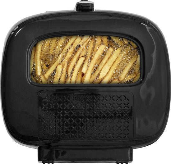 Tomado TDF2501B - Fritteuse - 2,5 Liter - Anti-Geruchsfilter - Kunststoff-Fritteuse - PFAS-frei - Schwarz