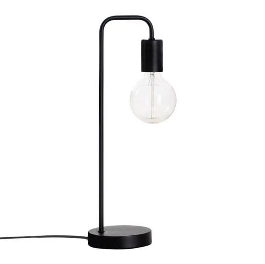 Atmosphera Tischlampe – Metall – E27 – 46 cm – Schwarz