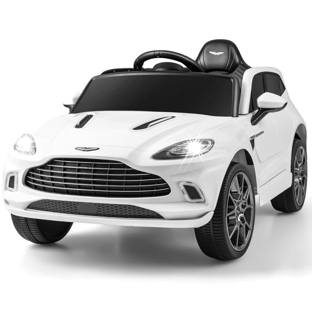 Coast 12V Aston Martin DBX Kinderauto mit 2,4g Fernsteuerung 1,4-2,5 km/h weiß
