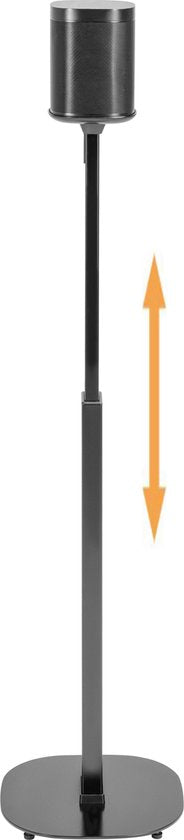 VDD Gaming - Lautsprecherständer - Sonos® One & SL - höhenverstellbar - Metall - Schwarz