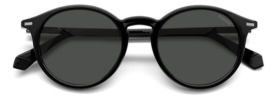 POLAROID Sonnenbrille, polarisiert, PLD 2116/S, Unisex, Schwarz