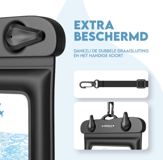 Travelly wasserdichte Handyhüllen – 2er-Set