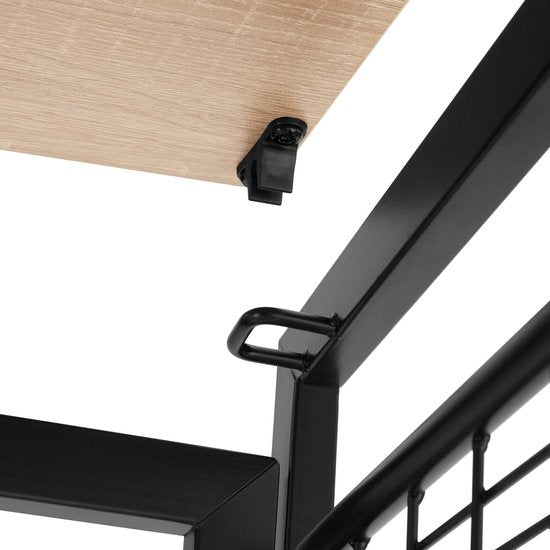tectake - Paterson Klapptisch 102x51x77cm - hellbraun - 404661
