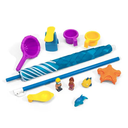 Step2 Spill & Splash Seaway Wassertisch – 109,9 × 63,5 × 57,2 cm – Mit Sonnenschirm