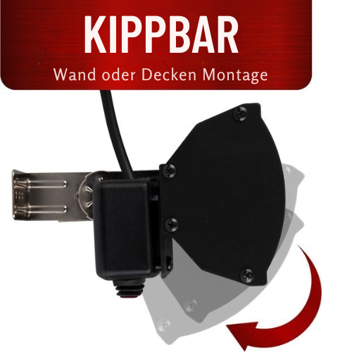 alpina - Terrassenheizer – Infrarotheizung – IP54 staub- und spritzwassergeschützt – 2000W