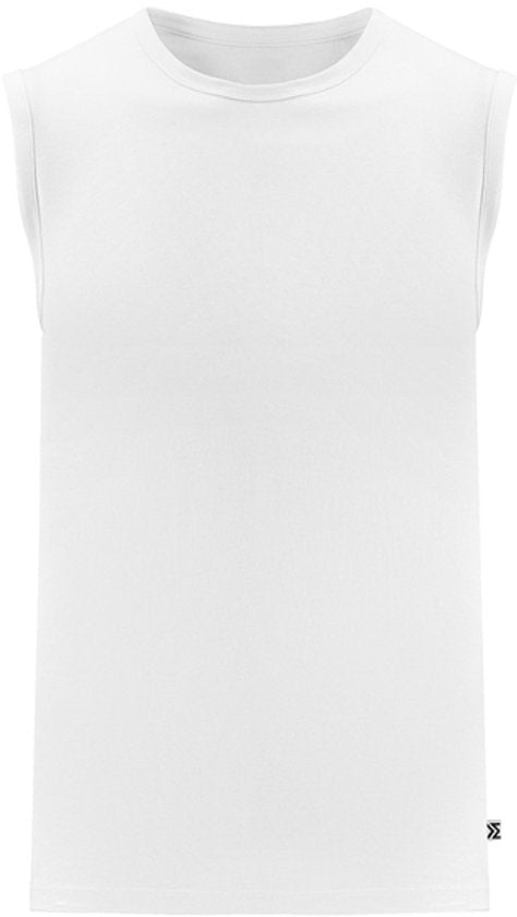Milanoro - M - Ärmelloses T-Shirt - Hellgrau