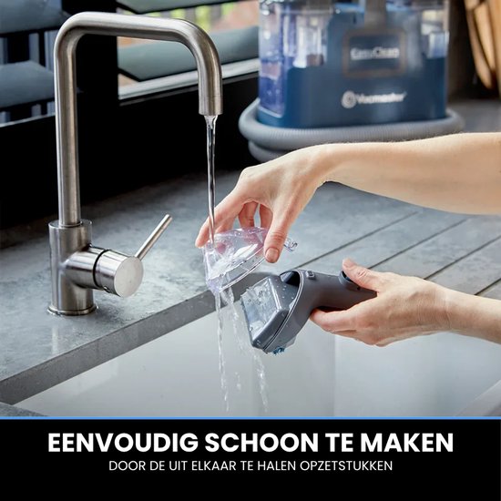 Vacmaster Easyclean Thermo – Beheizbarer Teppichreiniger – Fleckenentferner, bis zu 50 °C beheizbar – Reinigungsgerät mit Heizfunktion – Möbelreiniger 1200 W – Polsterreiniger mit Reinigungsmittel