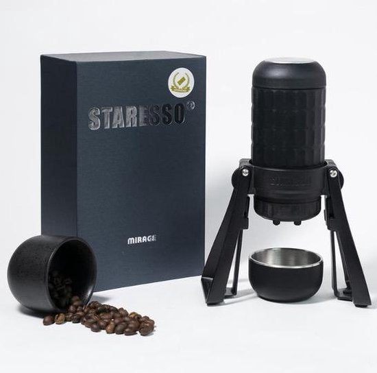 Staresso SP300 Pro – Manuelle Espressomaschine – 2 Tassen gleichzeitig! – bis zu 20 g gemahlener Espressokaffee – 180 ml – 15–20 bar