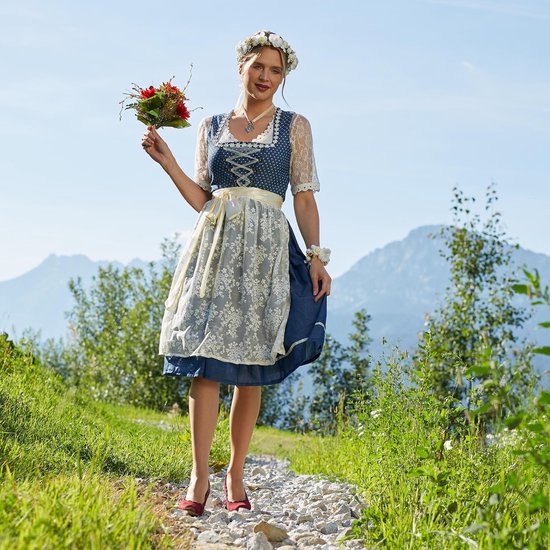 Dressforfun - Midi-Dirndl Kleinwalsertal - Modell 2 XXL - Kostüm - 304644