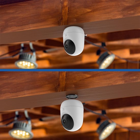 XENON Smart Überwachungskamera - Für Innenräume - Mit App - Wifi - Full HD 2MP - Verfolgt Bewegung und Geräuscherkennung