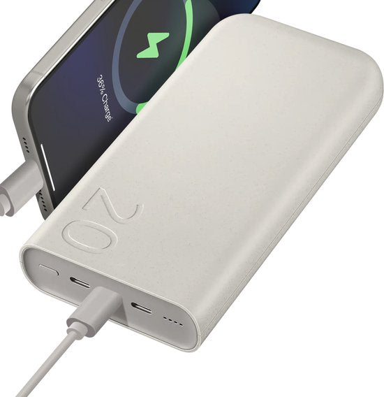 Samsung Powerbank mit Schnellladefunktion 45 W – 3x USB-C – 20.000 mAh – Beige