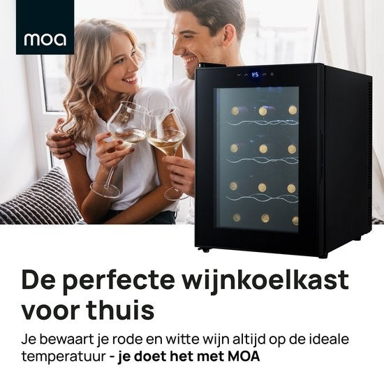MOA Weinkühlschrank - Weinkühler - Weinkühler - 12 Flaschen - WC40