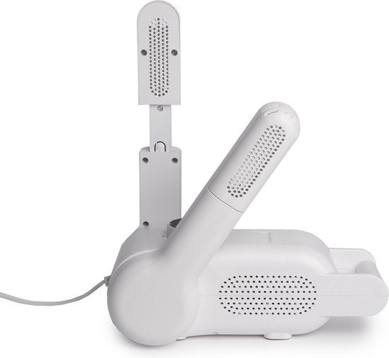 Nexxt Kompakter elektrischer Schuhtrockner – Schuhauffrischer – Shoe Dryer – Tötet Bakterien ab und beugt Gerüchen vor – Max. 42 °C – 150 W