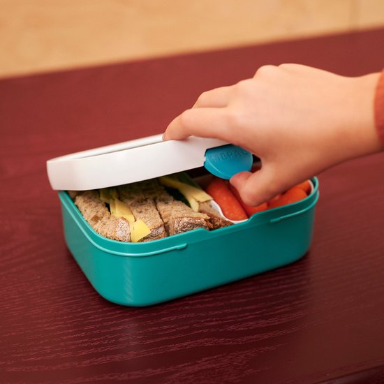 Mepal Lunchbox Campus – 750 ml – Brotdose mit Fächern für Kinder – Platz für 4 Scheiben Brot – Paw Patrol Pups