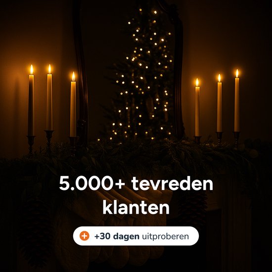 LED-Kerzen mit beweglicher Flamme - 6 Kerzen - inklusive Fernbedienung - Wiederaufladbare Fake-Kerzen mit flackernder Flamme - 300+ Brennstunden - Luft