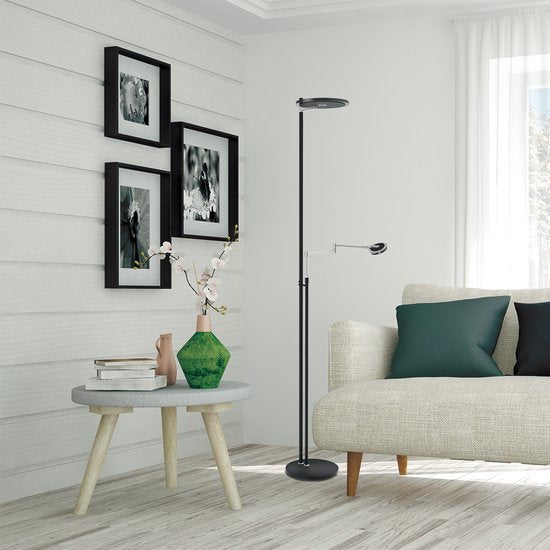 Stehleuchte Wohnzimmer Industrie Turound LED 2663ZW Schwarz