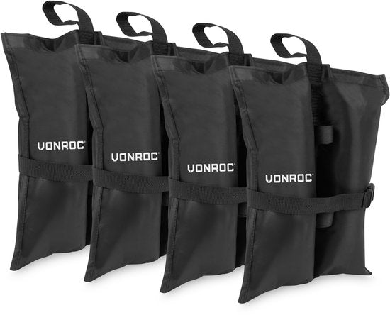 VONROC Sandsäcke - für Partyzelte - 4er Set