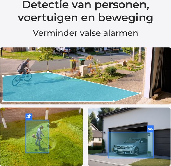 Reolink 2K 4MP Kompakte Außenüberwachungskamera, 2,4/5 GHz WLAN, Erkennung von Personen/Fahrzeugen/Tieren, Farb-Nachtsicht