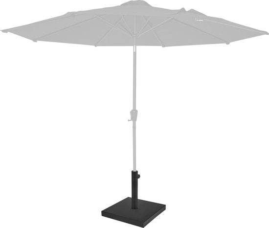 VONROC Sonnenschirmfuß Rosolina - Sonnenschirmfuß aus Metall mit Betonfüllung - 45x45cm - 26 kg - Für Stockschirme