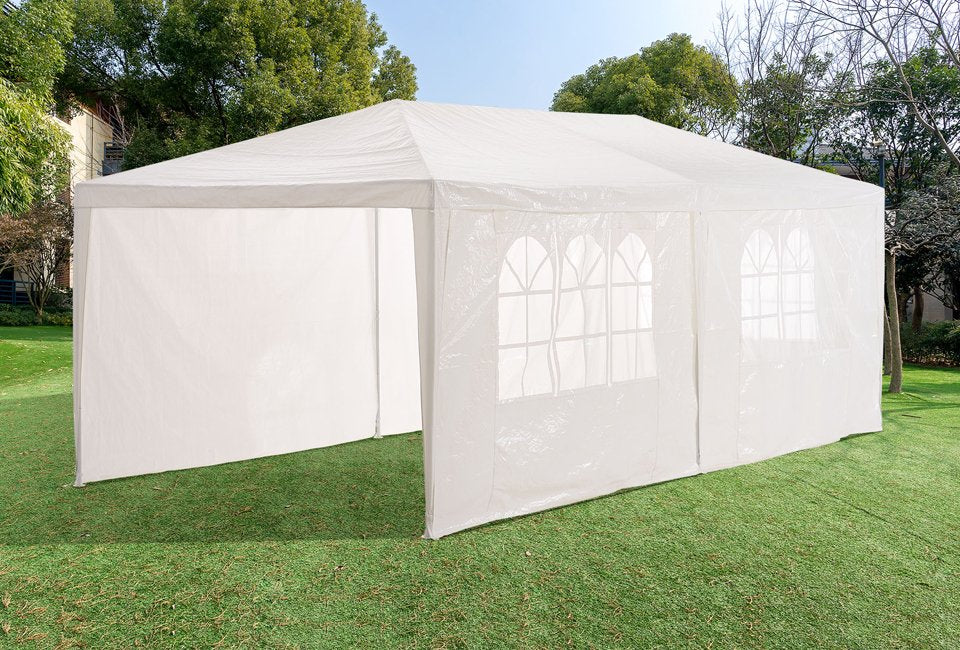 Hortensus Wasserabweisendes Partyzelt - Weiß - 3x6m