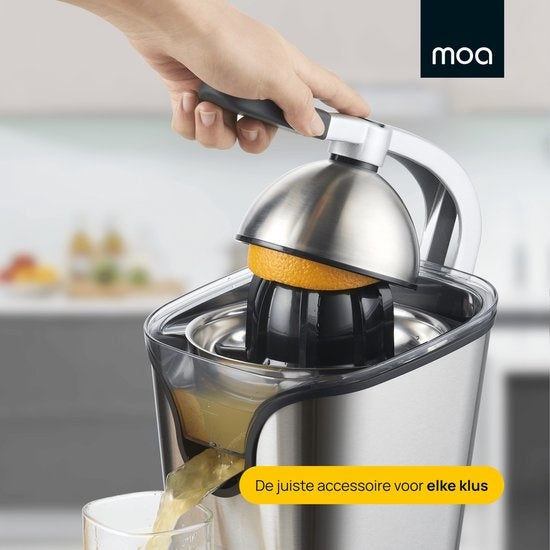 MOA Citruspers - Citrusjuicer - Elektrische Sinaasappelpers - Citroenpers - 2 Perskegels - CJ408