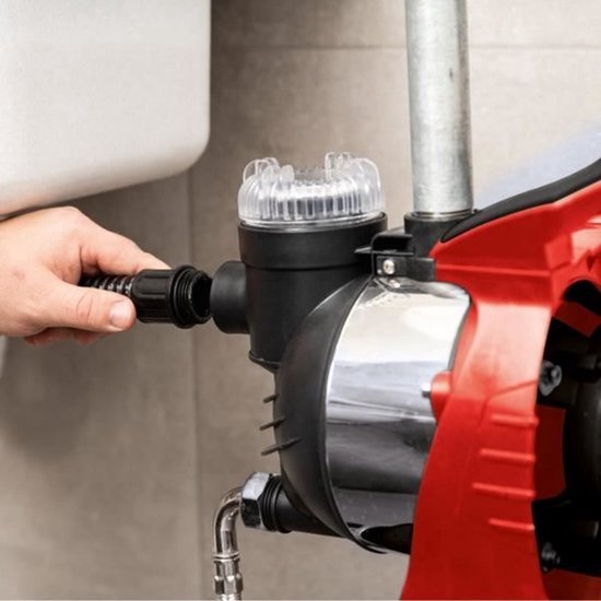 Haushaltswasserpumpe – Scheppach – HWW1400c – 1300 W – 6000 l/h – 4,8 bar – Max. Förderhöhe 44 m – 24 l Tankinhalt