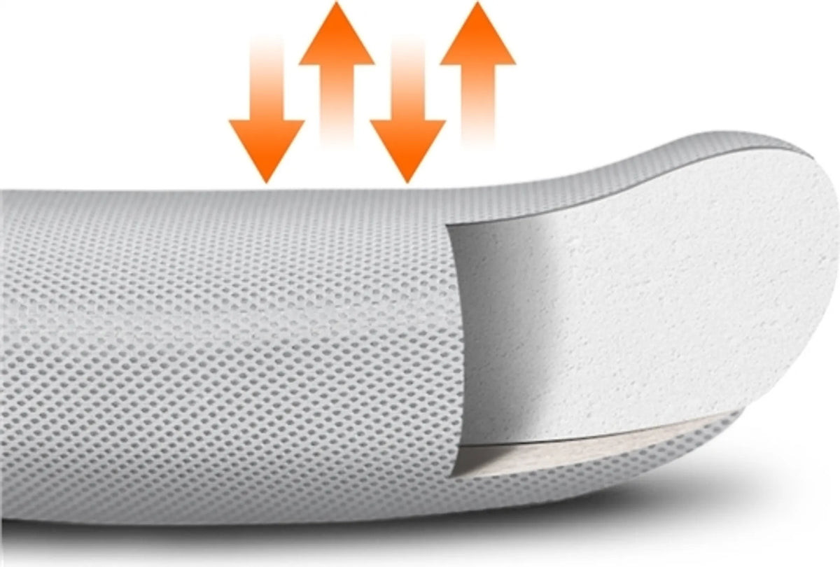 Yaheetech Bürostuhl Ergonomisch - Features Atmungsaktive Mesh-Gewebe und Rocking-Funktion und verstellbare Sitzhöhe - für Büro und Studie - Grau Nylon und Metall - 60 x 60 x 91-100,5 cm