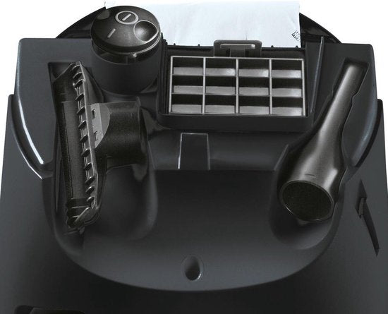 Siemens VS06A111 SynchroPower Staubsauger mit Beutel – Kompakt – 600 W – 4-Liter-Staubbeutel – Blau/Schwarz