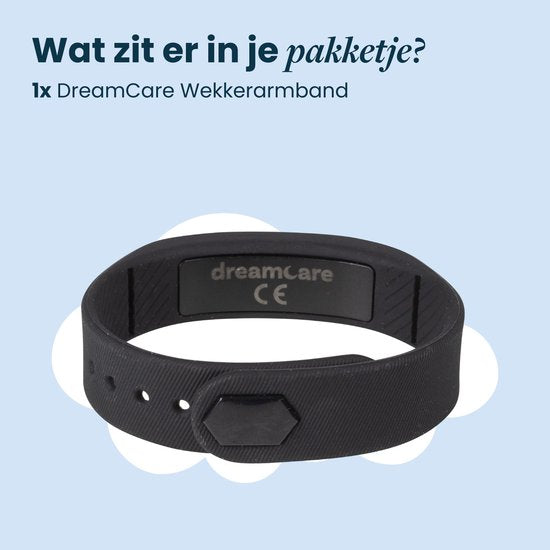 DreamCare Vibrationswecker - Wecker-Armband - für Tiefschläfer & Hörgeschädigte - Schrittzähler-Uhr - Stiller Wecker