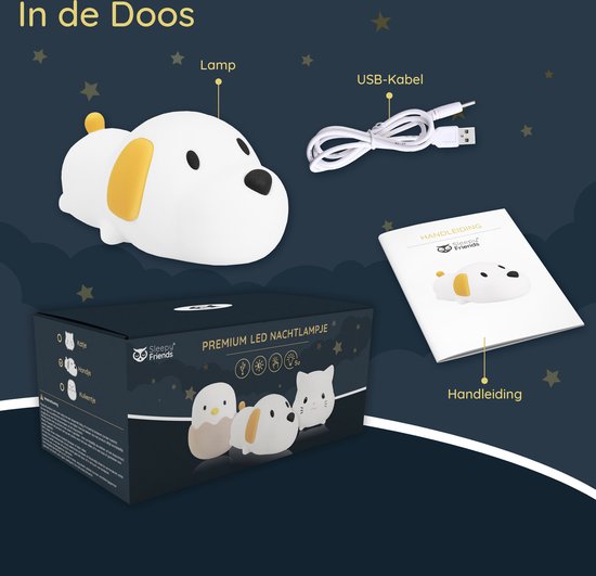 Sleepy Friends Nachtlicht Hund