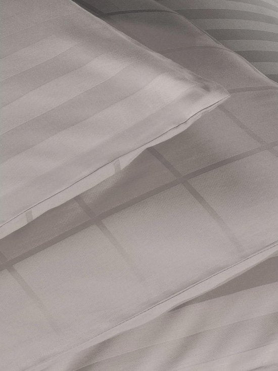 De Witte Lietaer Bettbezug Baumwolle Satin Zygo - Twin Jumeaux - 240 x 220 cm - Taupe