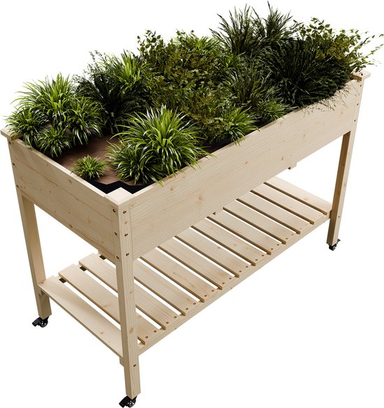 Hochbeetkasten Freya - Mit Rädern