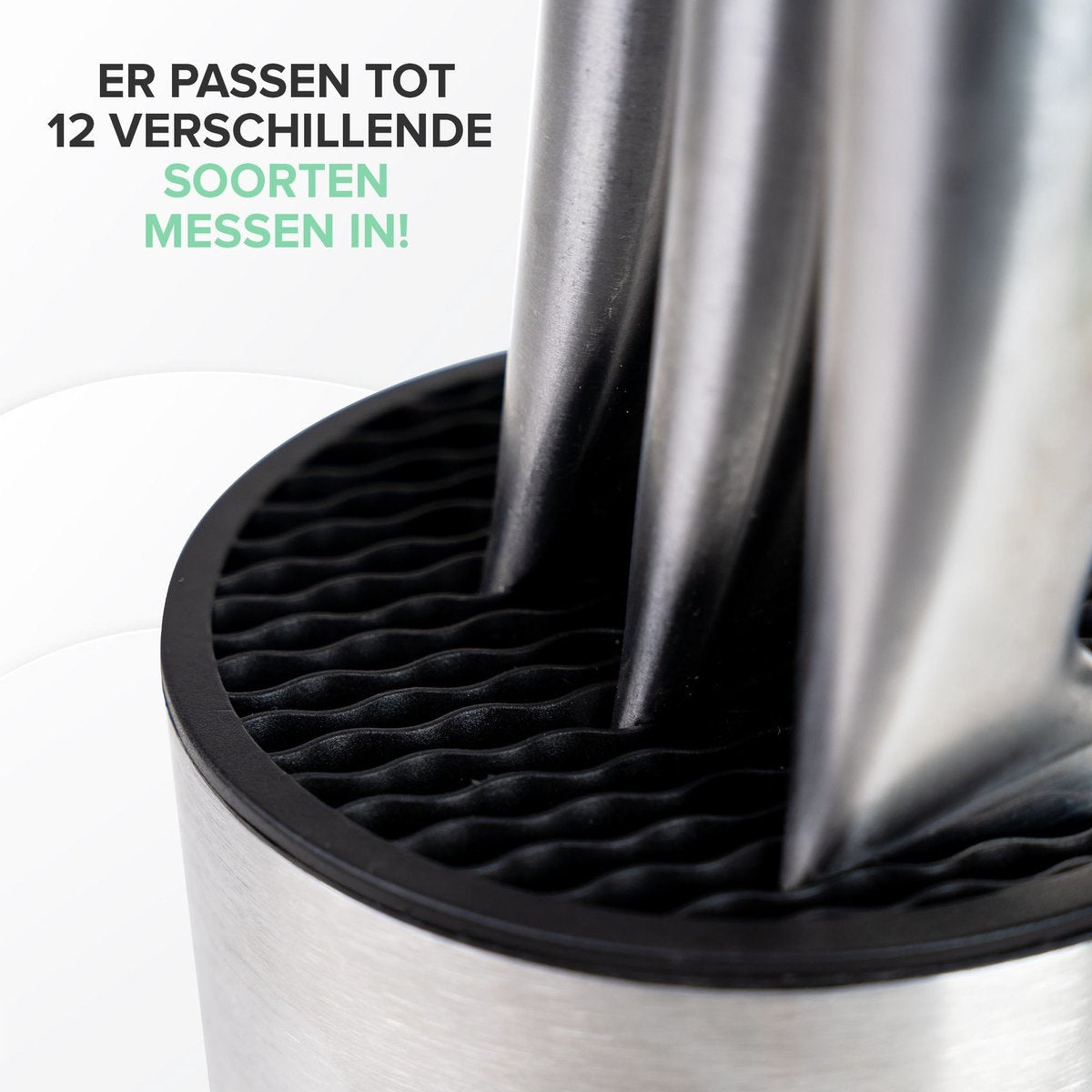 Edelstahl Messerblock ohne Messer - Messerhalter Universal von Coninx - Ohne Messer - Messerhalter aus rostfreiem Stahl