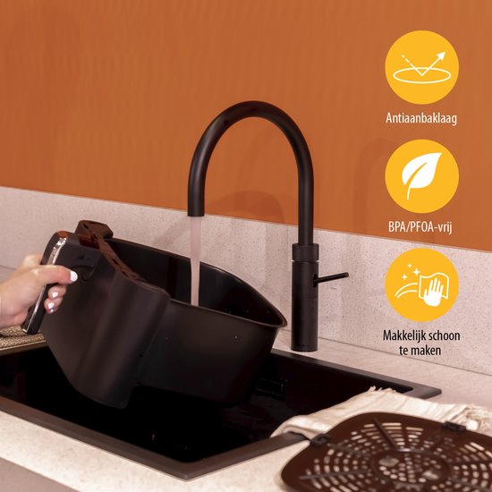 Tristar FR-9037 – Airfryer XXL – 6,2 l – Mit Sichtfenster – 10 Garprogramme – PFAS-frei