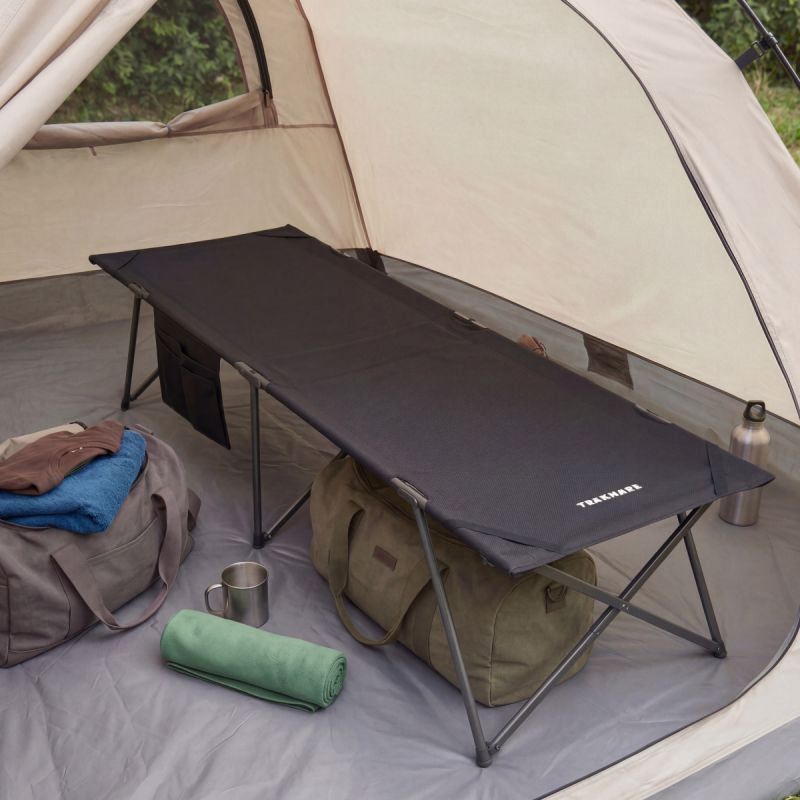 Trvlmore Feldbett - 213 x 79 x 50 cm - extra groß - faltbar - Campingbett