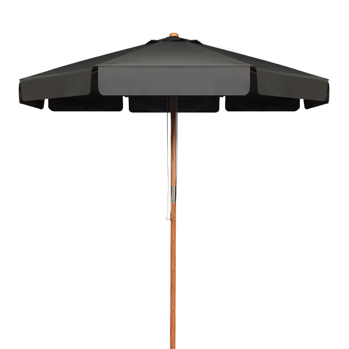 Coast Terrassen-Sonnenschirm - Ã˜3m - 8 Stangen - Schwarz