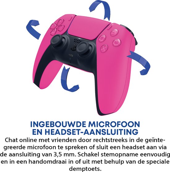 Sony PS5 DualSense Wireless-Controller – Nova Pink