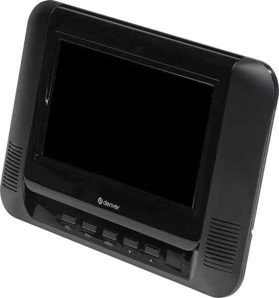 Denver - Tragbarer DVD-Player für das Auto - 2 Bildschirme - USB - Modell 2023 - MTW793 - schwarz