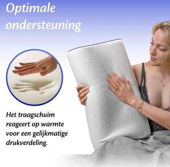 EL Life Orthopädisches Kissen gegen Nackenschmerzen - Ergonomisches Memory Foam Kissen - 40x60cm