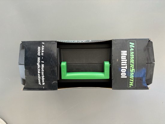Hammersmith MultiTool-Set – 18 V – rotierendes und oszillierendes Akku-Multitool – Bohren, Schneiden, Sägen, Hobeln und Schleifen – umfangreiches Zubehörset und Koffer