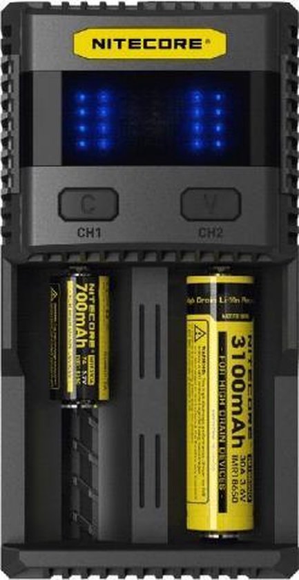 Nitecore SC2 SUPERB Ladegerät für Li-Ionen-/NiMH-Akkus
